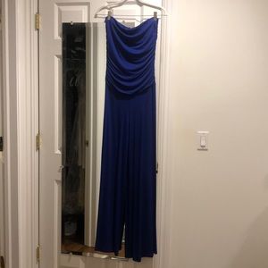 Hourglass Lilly Blue Jumpsuit